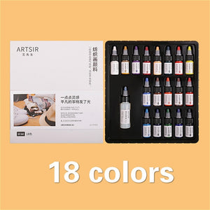 Textile fiber pigment acrylic paint waterproof painting diy shoes clothes material dye painting graffiti color not fade paint